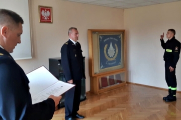 Nowy strażak w szeregach PSP Dzierżoniów